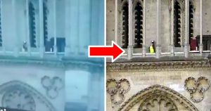 Der „mysteriöse“ Mann auf Notre-Dame