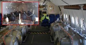 Die angeblichen Bilder aus dem Inneren von Chemtrails-Flugzeugen