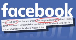 Facebook aktualisiert seine Nutzungsbedingungen!
