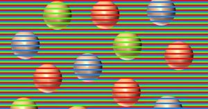 Die Munker-Illusion: Sind die Bälle farbig oder braun?