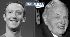 Is Mark Zuckerberg David Rockefeller&#39;s nephew?