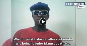 Der Afrikaner mit der Sonnenbrille: Herkunft des Videos