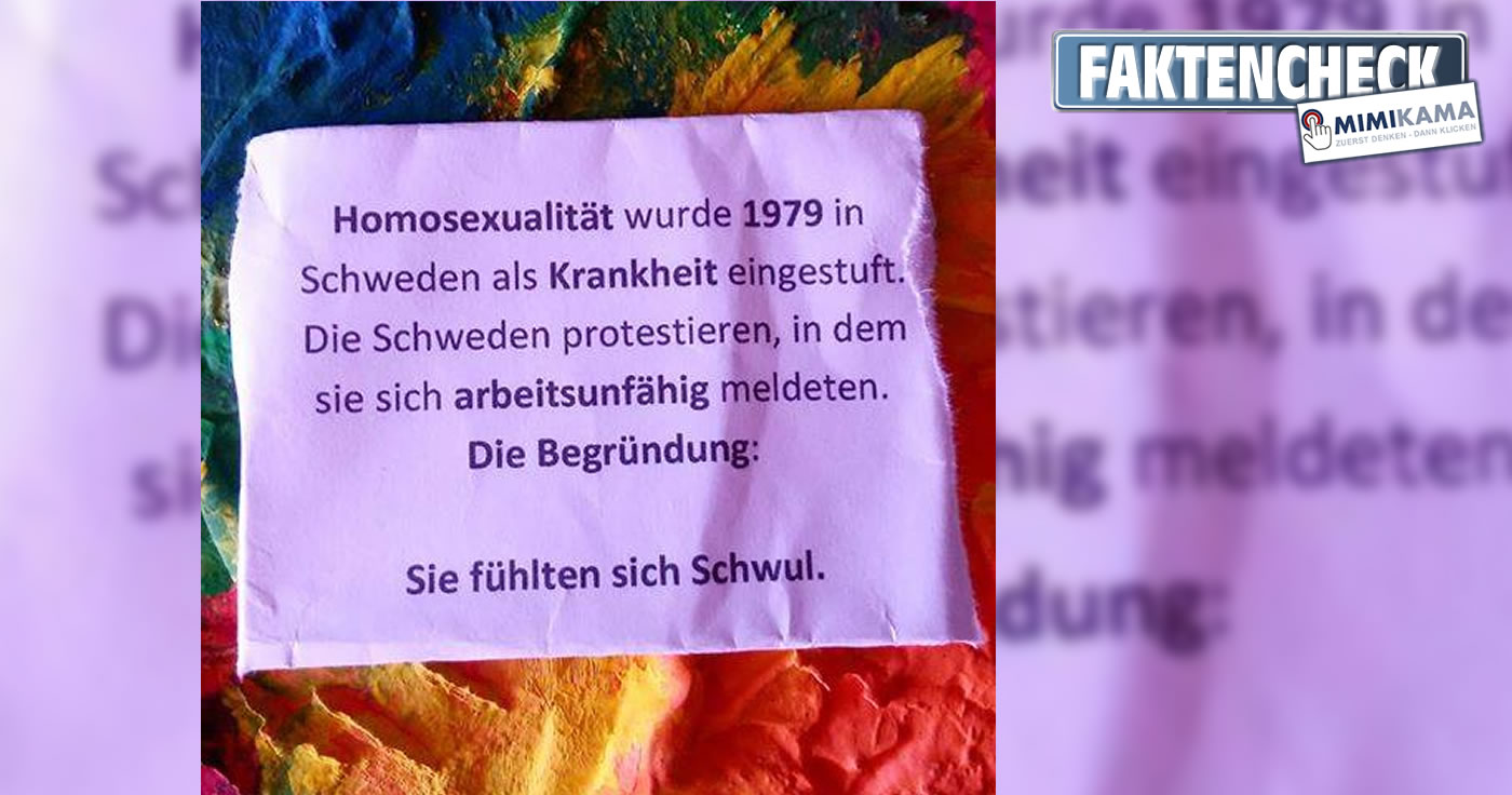 Homosexualität in Schweden
