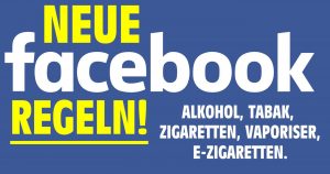 Facebook restricts content related to alcohol, tobacco and e-cigarettes