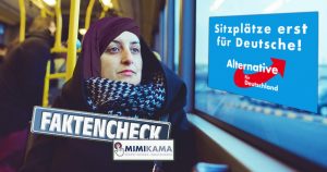 Fordert die AfD wirklich, dass Muslime im Bus hinten sitzen sollen?