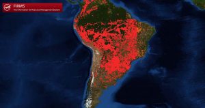 Zeigt dieses Luftbild die Waldbrände in Südamerika?