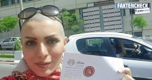 Faktencheck: Die iranische Frau mit Glatze
