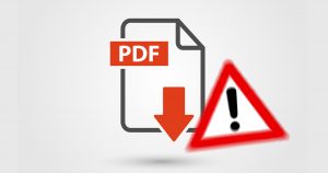 Spam-Mails mit dubiosem PDF-Anhang