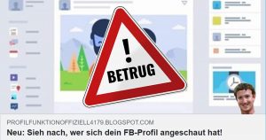 Scammers are targeting your Facebook account (ProfilViewer)