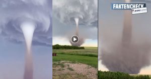 Ist dieser Tornado echt oder ist das Video ein Fake?