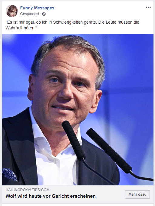 Fakewerbung wie diese locken auf Facebook