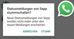 WhatsApp-Statusmeldungen abschalten: Die Anleitung