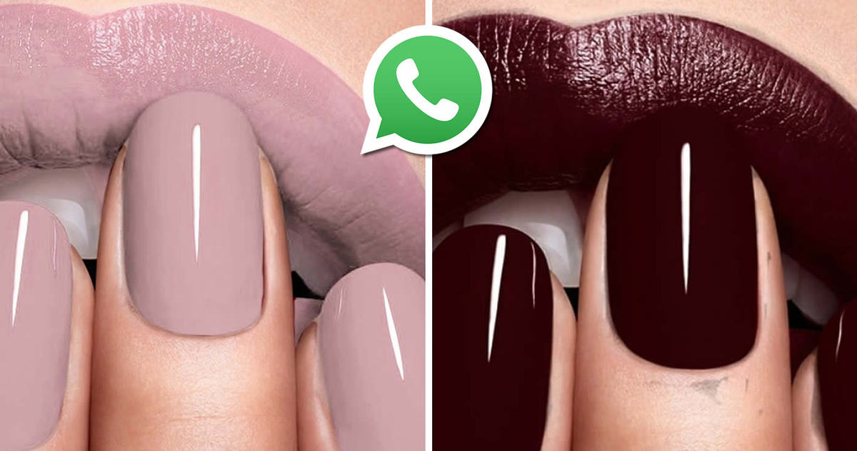 WhatsApp: Nagellack und Lippenstift ändern die Farbe