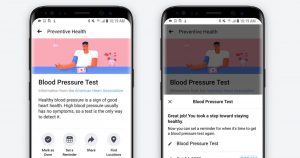 Facebook presents health prevention tool