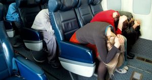 Sitzposition in Flugzeug soll nicht beabsichtigt töten!