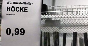 Faktencheck: Die WC-Bürste „Höcke“ von IKEA