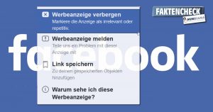 Facebook-Werbung für mein Facebook-Konto blockieren
