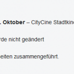 Die Seite existiert erst seit wenigen Tagen