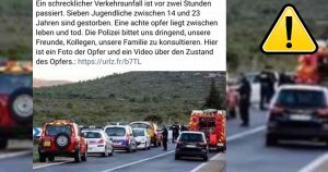 Facebook-Betrug: „Ein schrecklicher Verkehrsunfall ist vor zwei Stunden passiert“