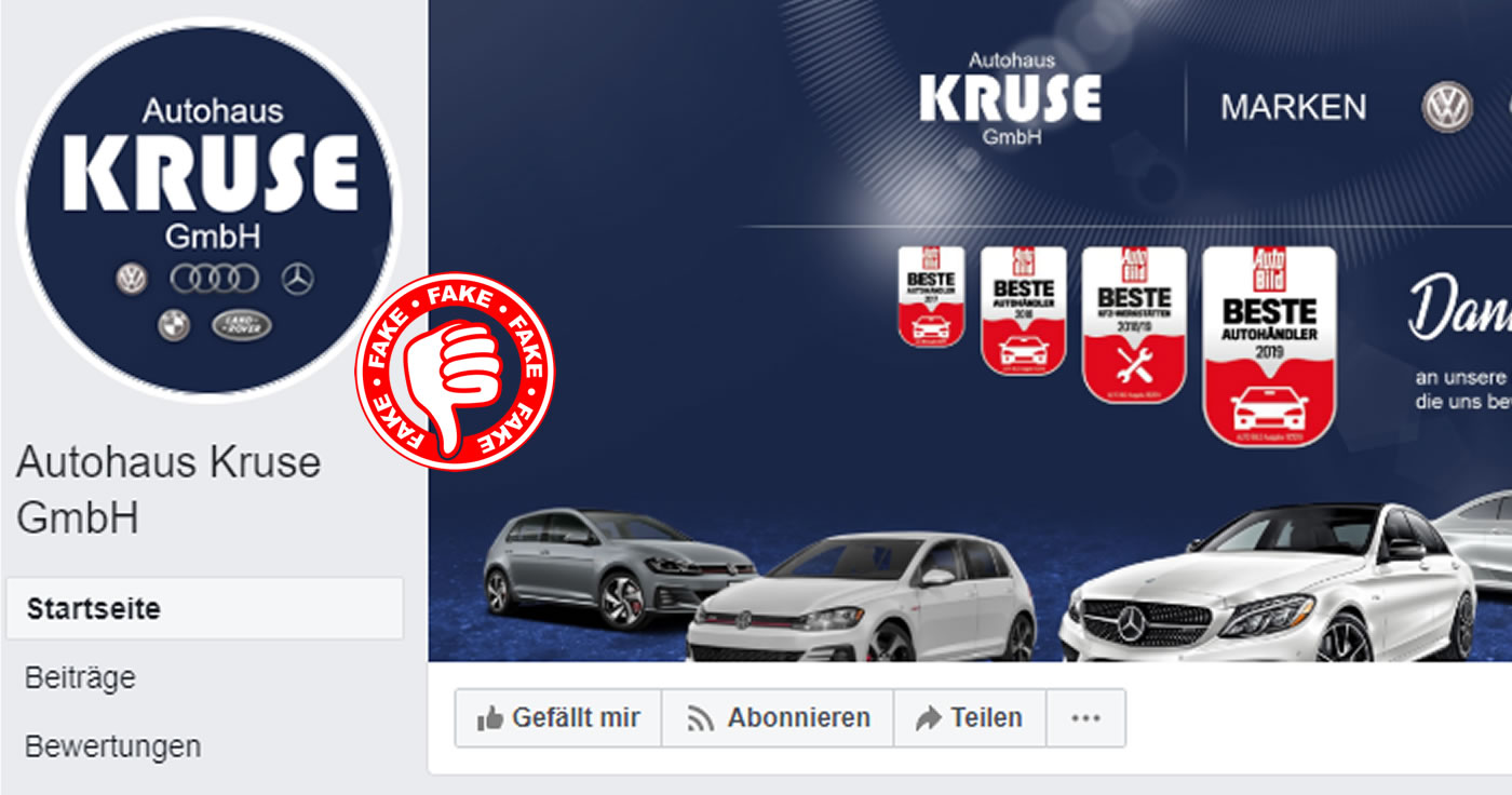 Facebook-Faktencheck zu: Autohaus Kruse GmbH
