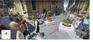 Gegenüberstellung auf Google Streetview