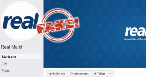 Beware: Fake Real Markt Facebook page