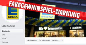 EDEKA-Club: Vorsicht vor dieser Facebookseite!
