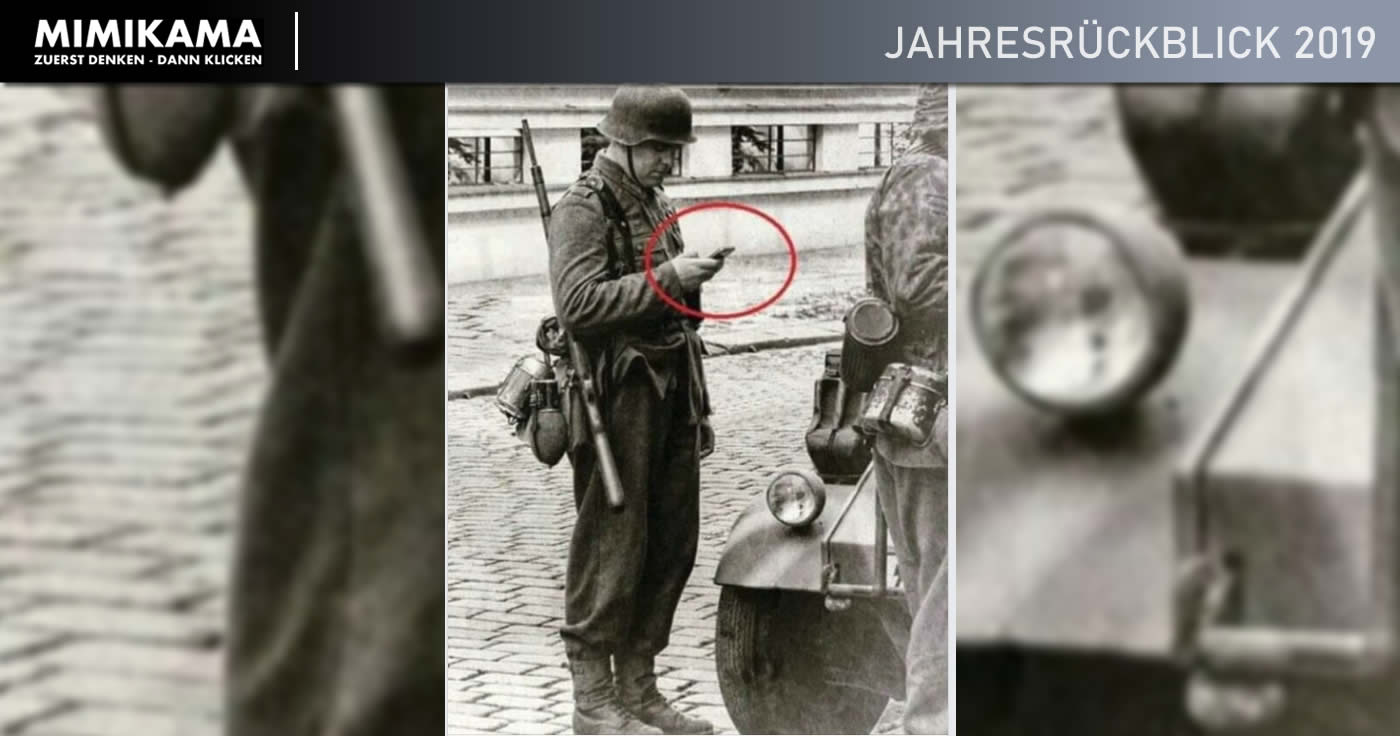 Jahresrückblick 2019: Der Wehrmachtssoldat mit dem Handy
