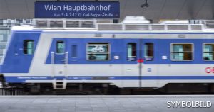 Die S-Bahn im Vagina-Look in Wien: Graffito kein Fake