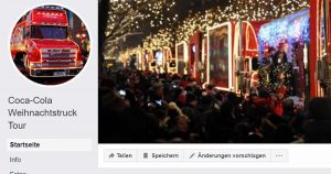 Fake competition: Coca-Cola Christmas truck tour