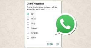 WhatsApp: Messages that delete themselves!