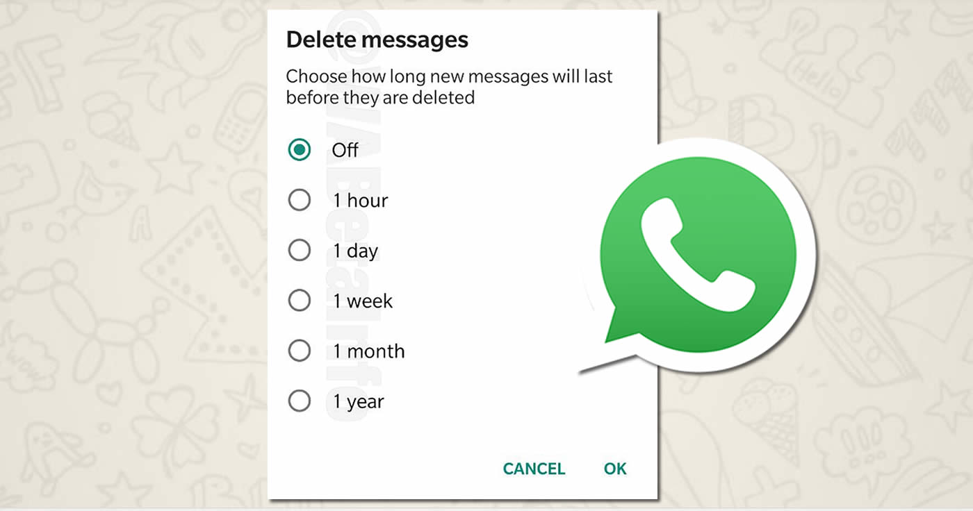 WhatsApp: Nachrichten, die sich von alleine löschen!