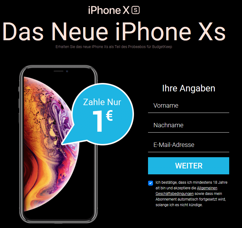 Viele Daten machen die Abofalle perfekt