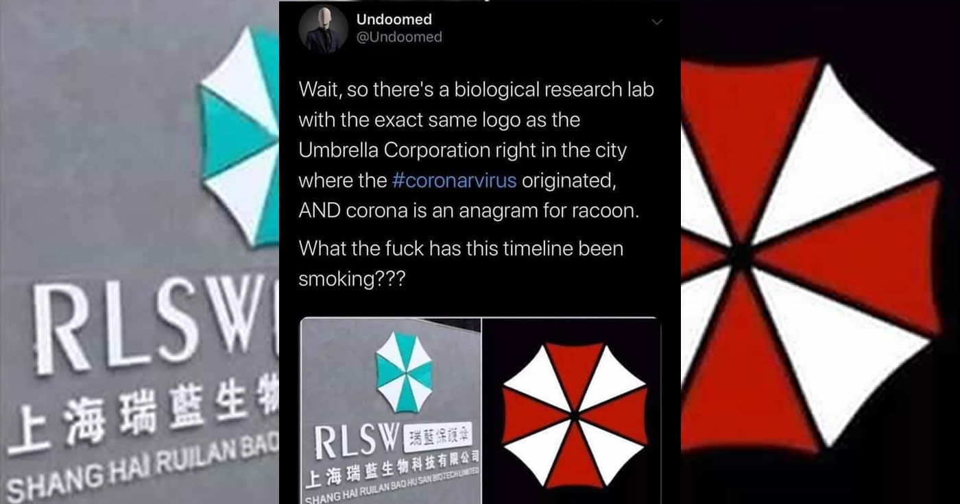 Hat ein Labor in Wuhan ein Logo wie die "Umbrella Corp."? (Faktencheck)