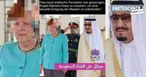 Saudi-Arabiens Medien „verpixeln“ Haare von Angela Merkel (Faktencheck)