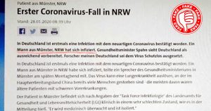 Coronavirus in NRW? Trolls are spreading local panic! 