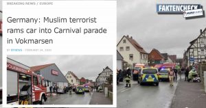 Islamist attack in Volkmarsen? – Fake news from the “Halle Leaks” founder! 