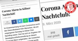 Falschnachricht über Corona-Alarm im Kölner Nachtclub „Nachtflug“
