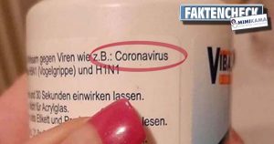 Keine Verschwörung: Der Coronavirus-Hinweis auf Hygienespray