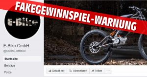 Raffle of e-bikes due to lack of space? A fake competition! 