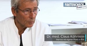 Faktencheck zum Video „Dr.med Claus Köhnlein erklärt den Corona Wahnsinn“
