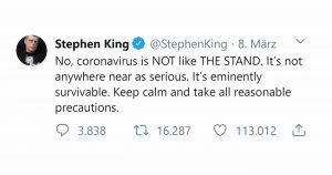 Herr King, haben sie „The Stand“ überhaupt gelesen?