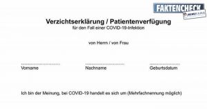 Just Satire: The Waiver for COVID-19 Patients