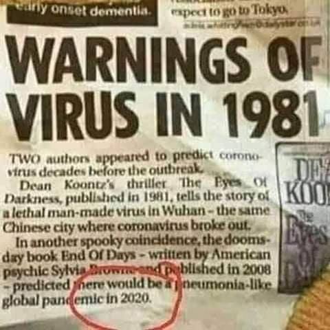 "Warnings of Virus in 1981"