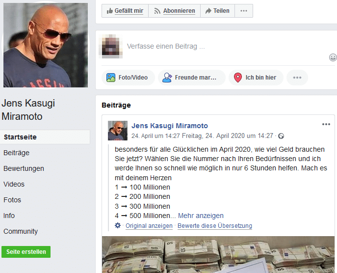 Dwayne heißt jetzt Jens?