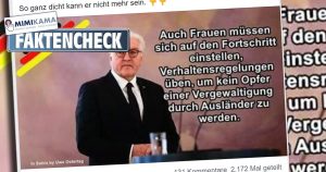 Steinmeier-Fake: Diesen Satz hat der Bundespräsident nicht gesagt!