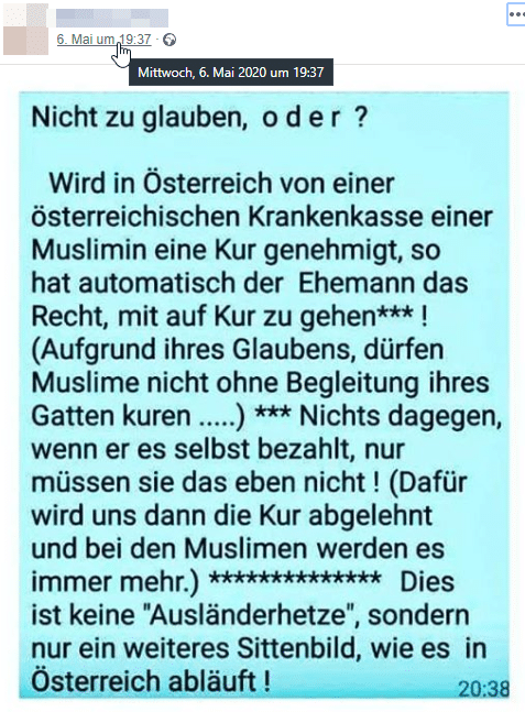 Screenshot des angefragten Sharepics