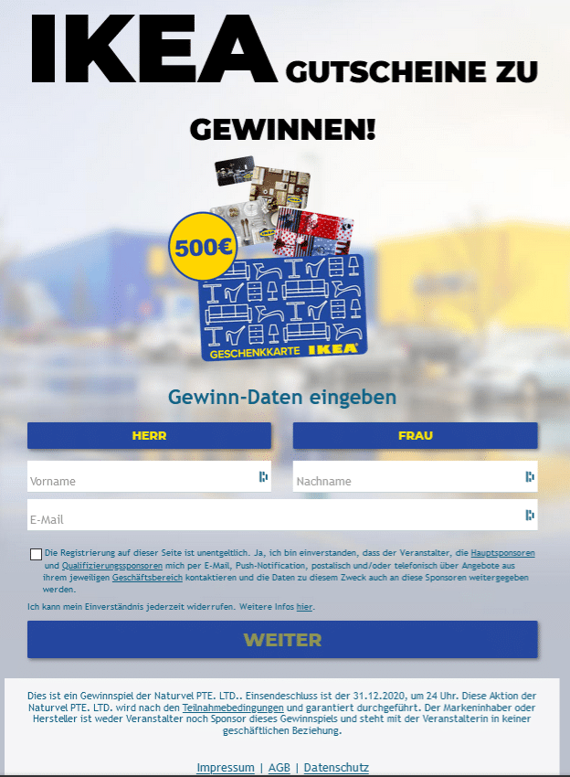 Facebook: Fakeseite von "IKEA Deutschland"