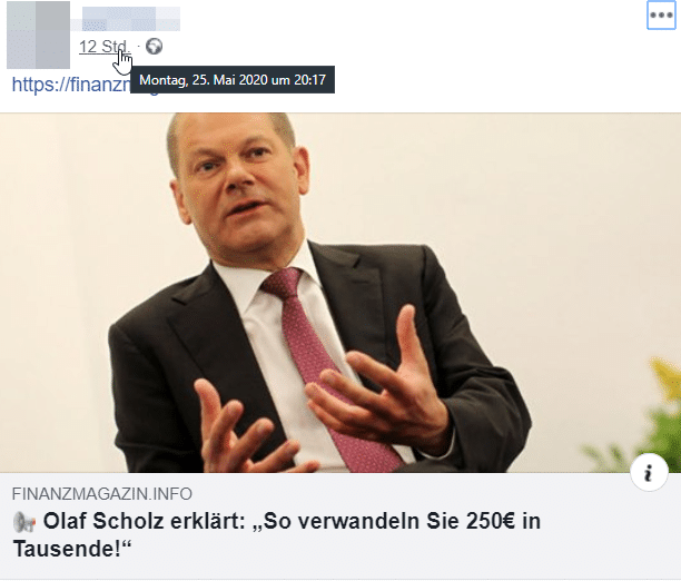 Olaf Scholz empfiehlt keine Bitcoin-Plattform!