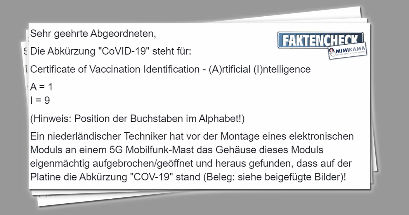 Kettenbrief: "Kopie einer e-Mail an ungefähr 700 Abgeordnete des Bundestages"